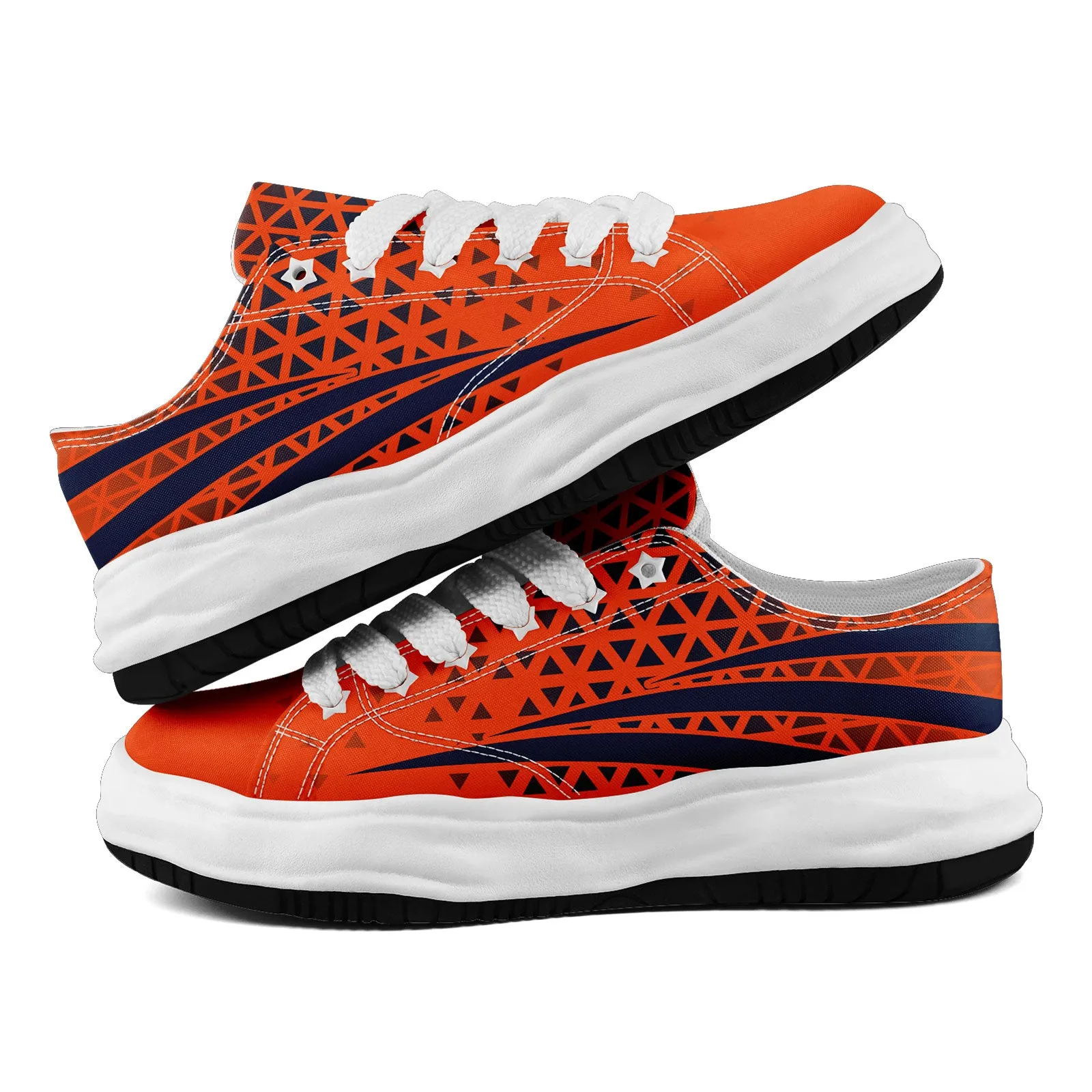 Custom Orange White Colorado Shoes Personalized Sneaker FN038-D023003-10