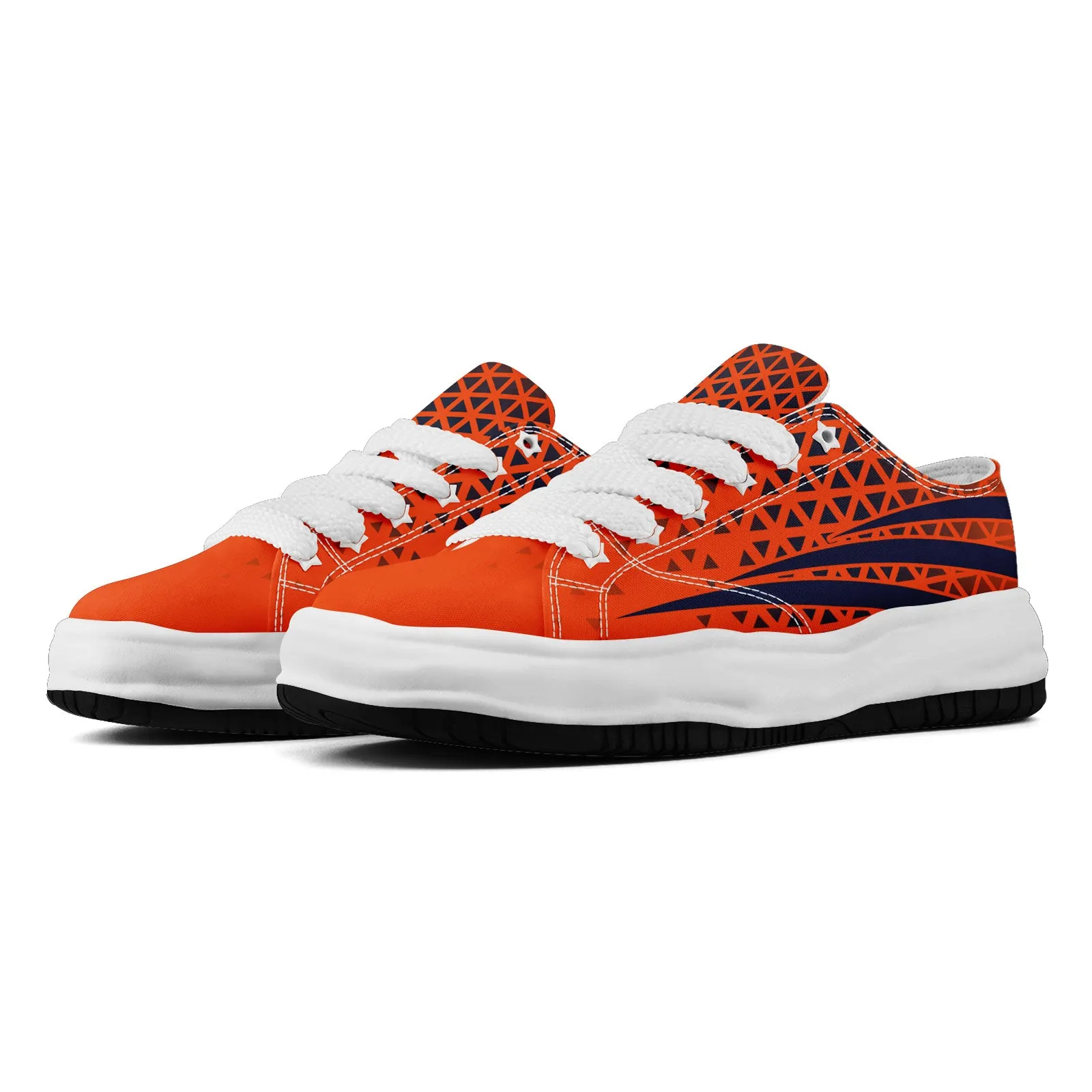 Custom Orange White Colorado Shoes Personalized Sneaker FN038-D023003-10
