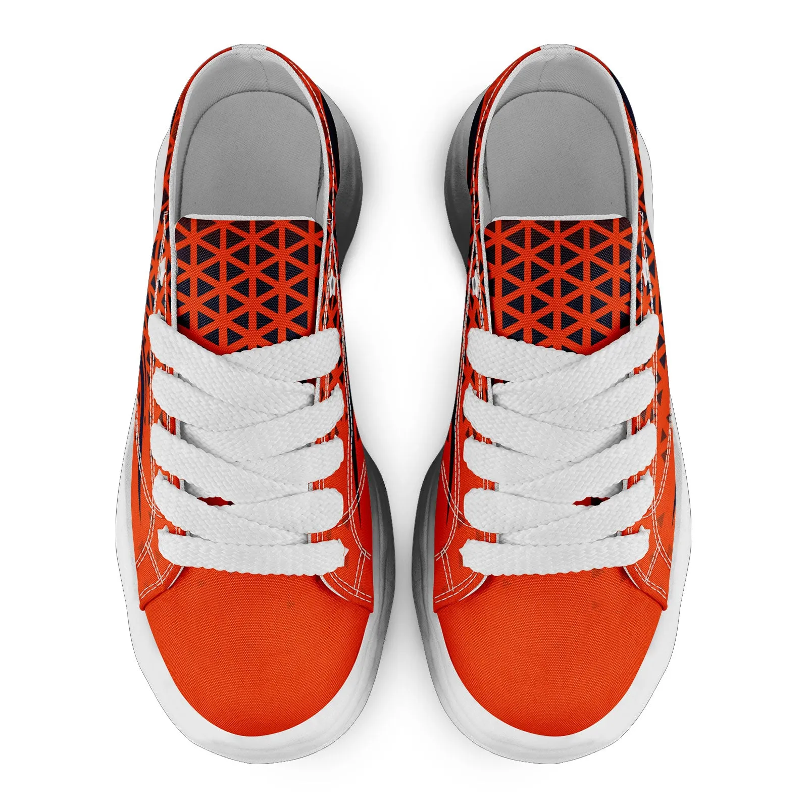 Custom Orange White Colorado Shoes Personalized Sneaker FN038-D023003-10