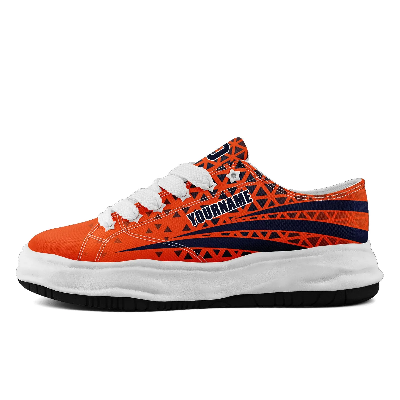 Custom Orange White Colorado Shoes Personalized Sneaker FN038-D023003-10
