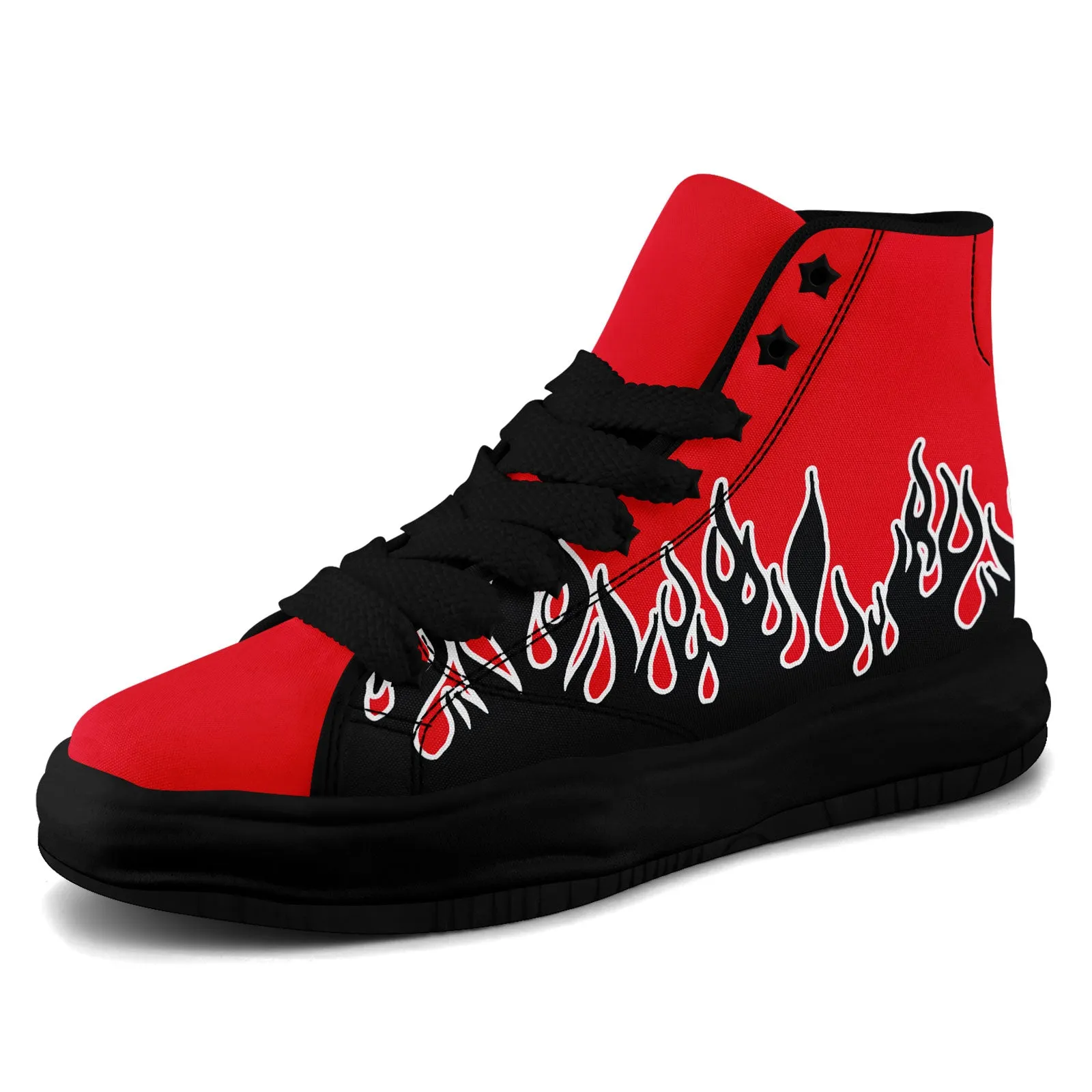 Custom Red Blue Houston Firesoul Shoes Personalized Sneaker FN039-D020272-12