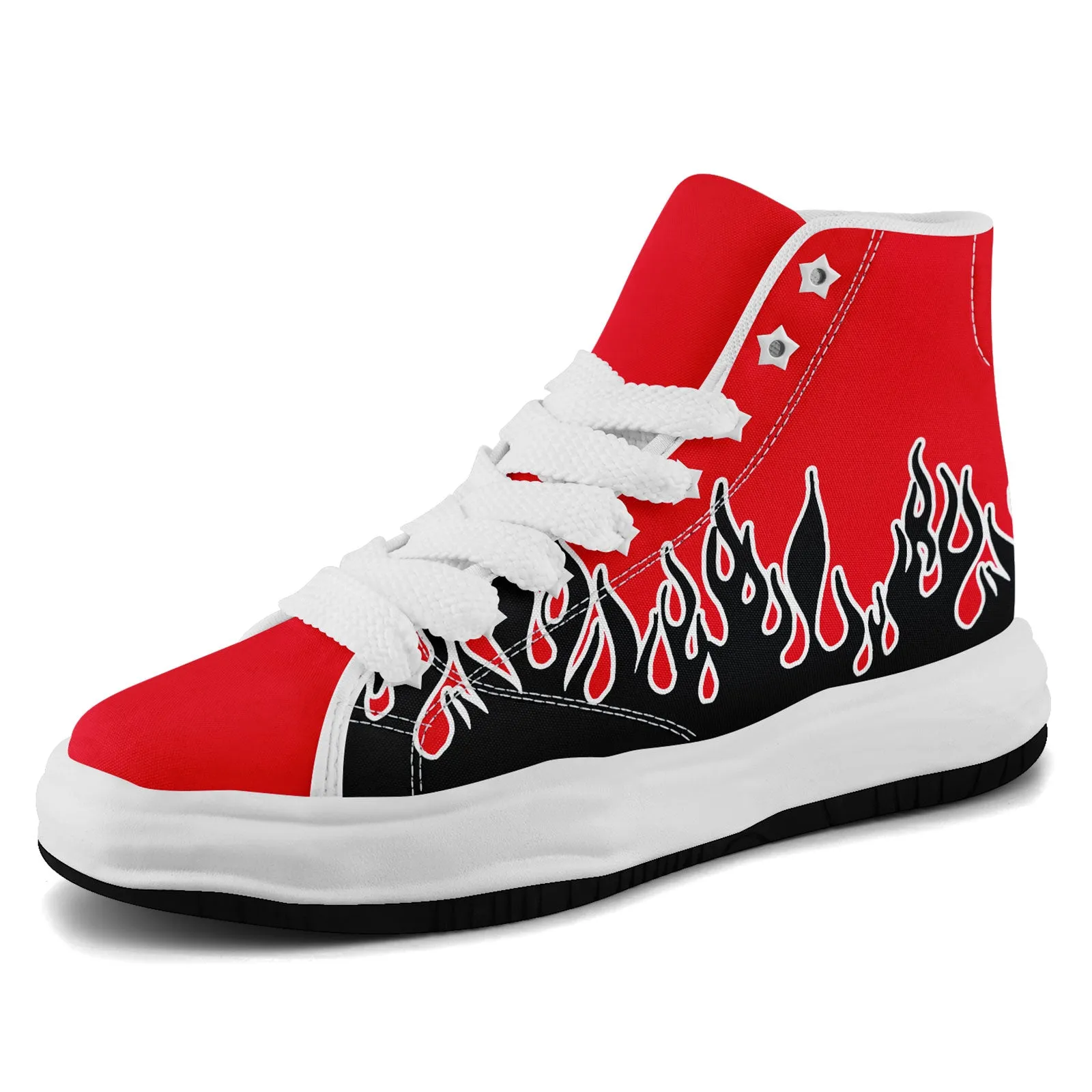 Custom Red Blue Houston Firesoul Shoes Personalized Sneaker FN039-D020272-12