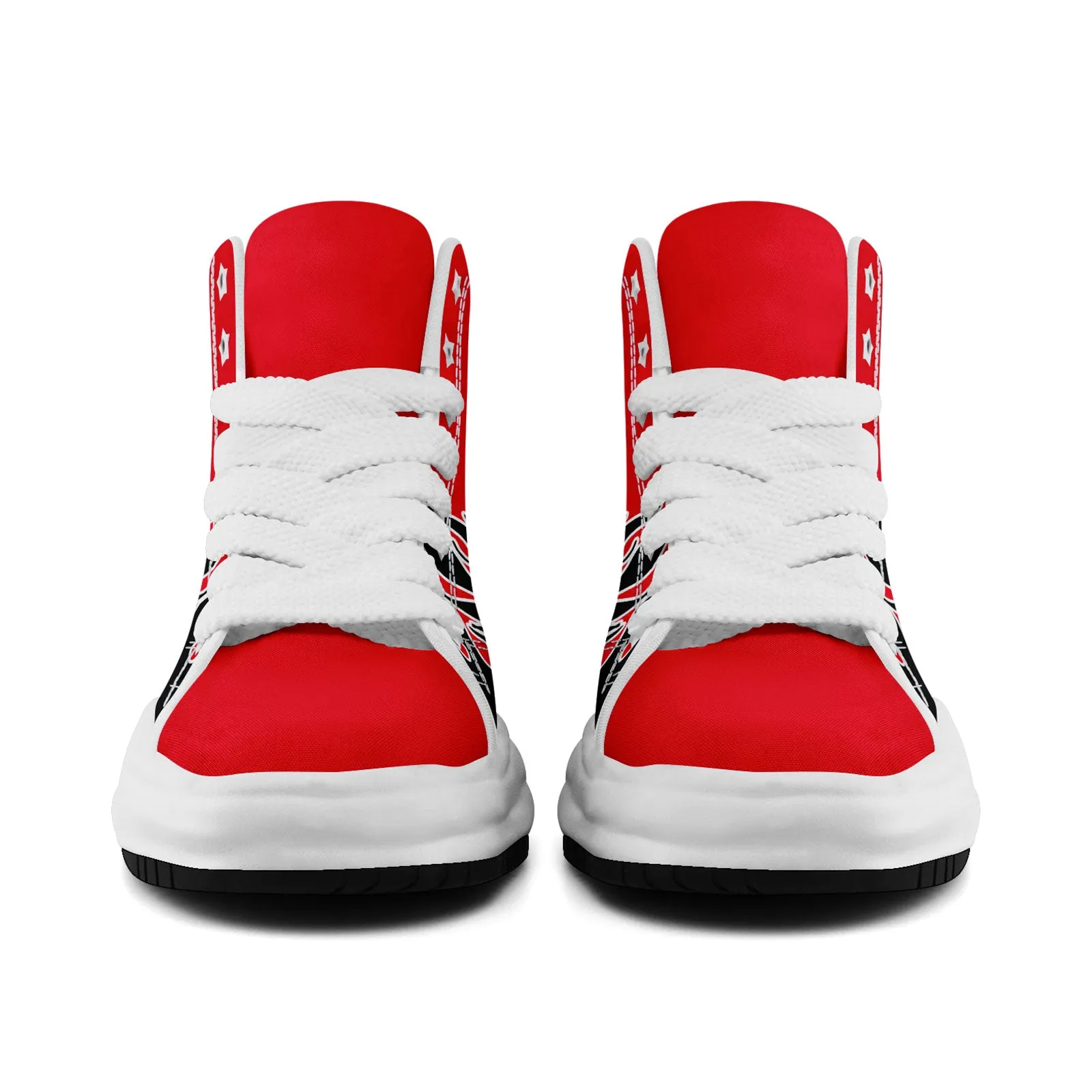 Custom Red Blue Houston Firesoul Shoes Personalized Sneaker FN039-D020272-12
