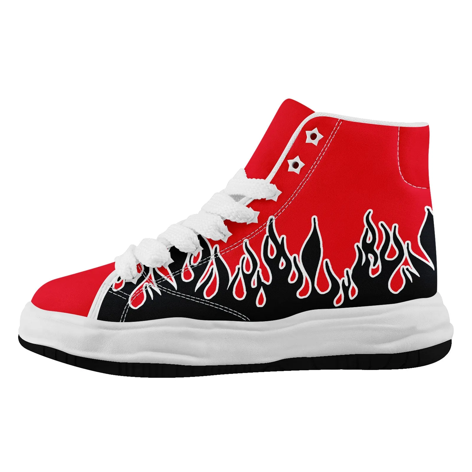 Custom Red Blue Houston Firesoul Shoes Personalized Sneaker FN039-D020272-12
