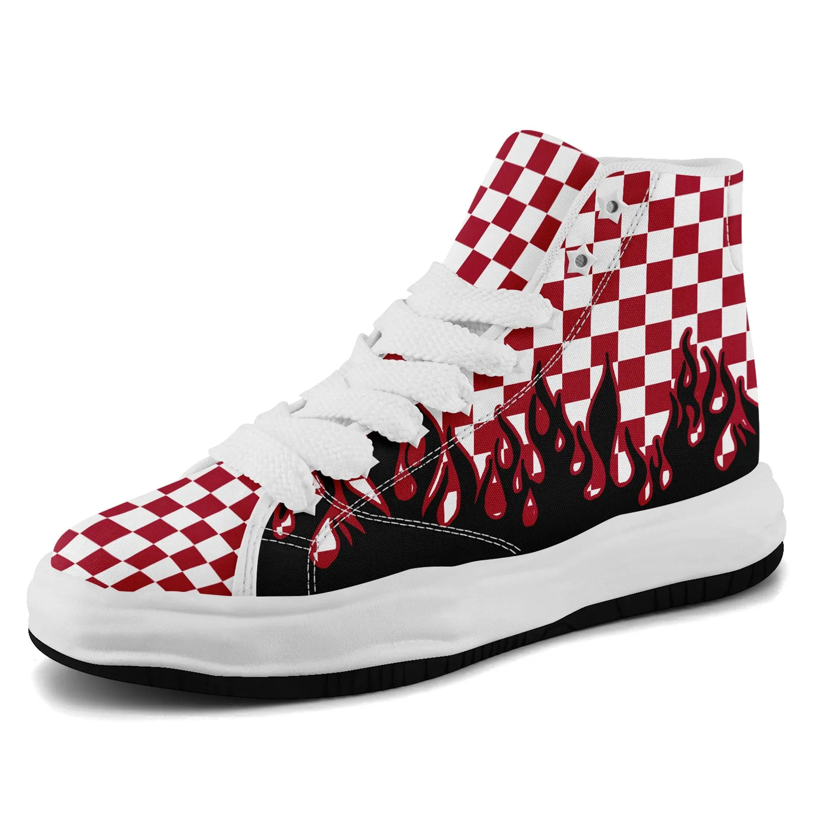 Custom Red White Black Atlanta Firesoul Shoes Personalized Sneaker FN039-D020272-3