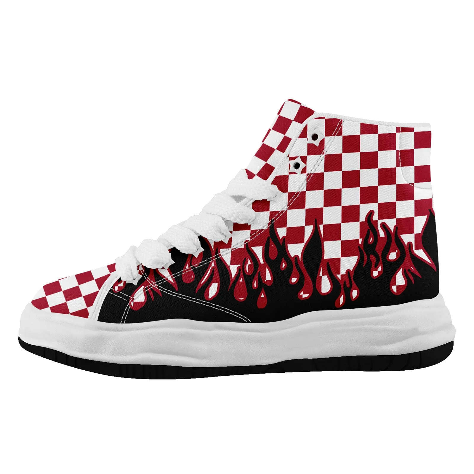 Custom Red White Black Atlanta Firesoul Shoes Personalized Sneaker FN039-D020272-3