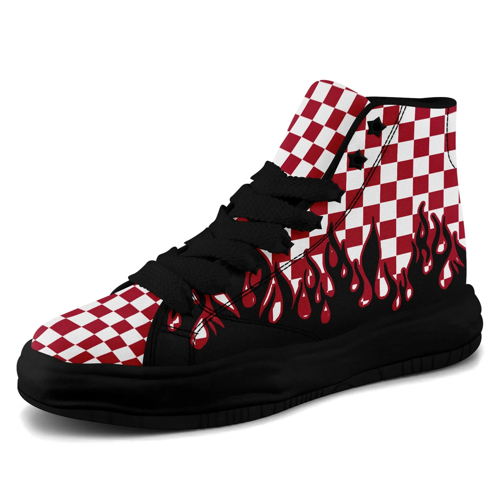 Custom Red White Black Atlanta Firesoul Shoes Personalized Sneaker FN039-D020272-3