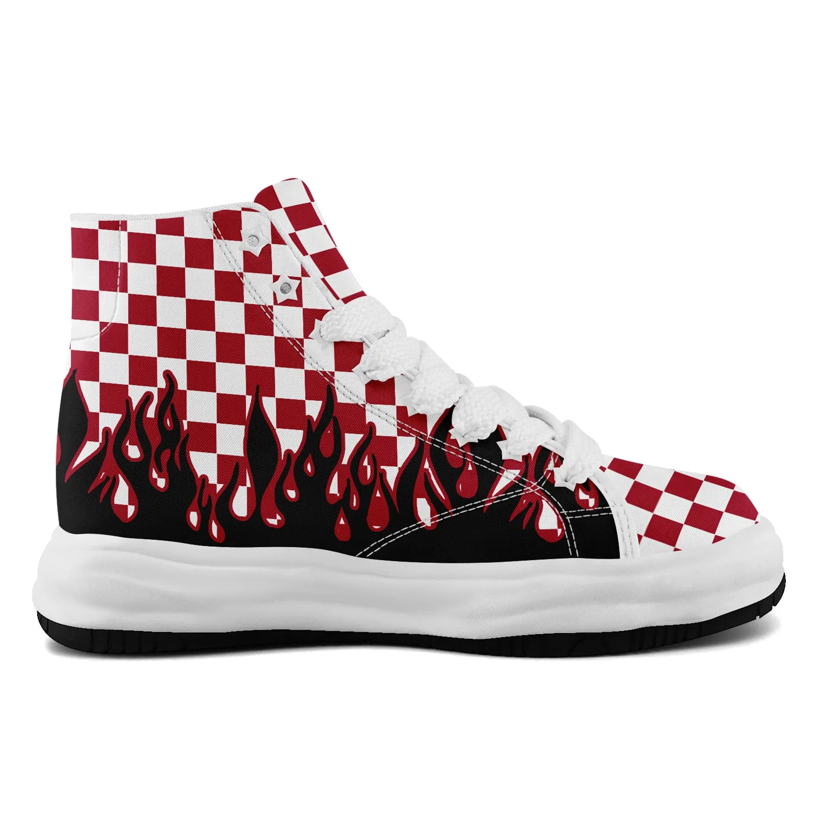 Custom Red White Black Atlanta Firesoul Shoes Personalized Sneaker FN039-D020272-3