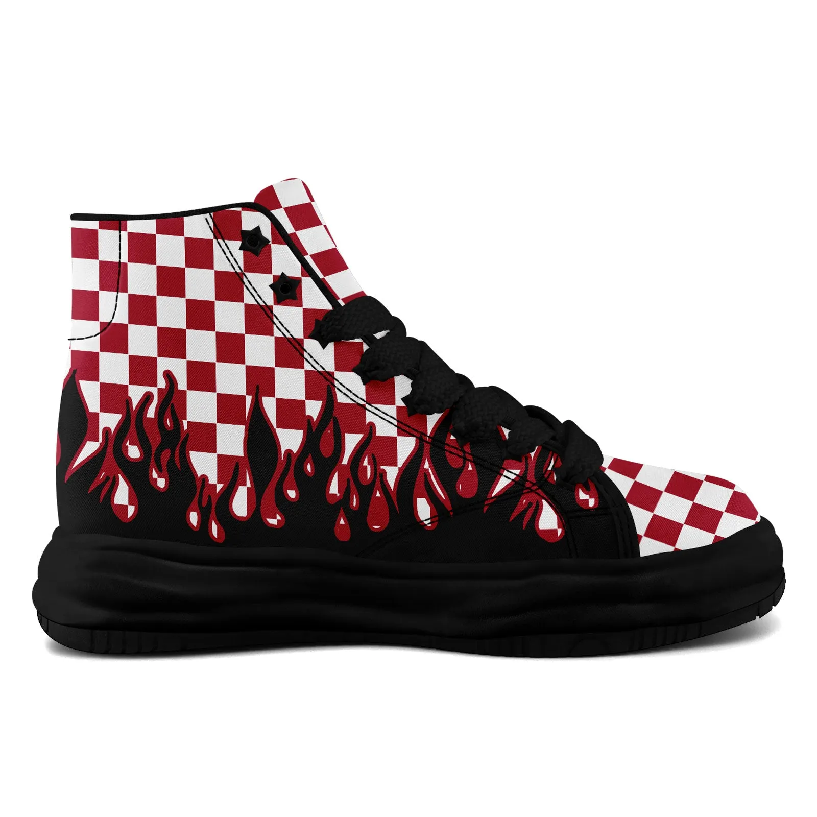 Custom Red White Black Atlanta Firesoul Shoes Personalized Sneaker FN039-D020272-3