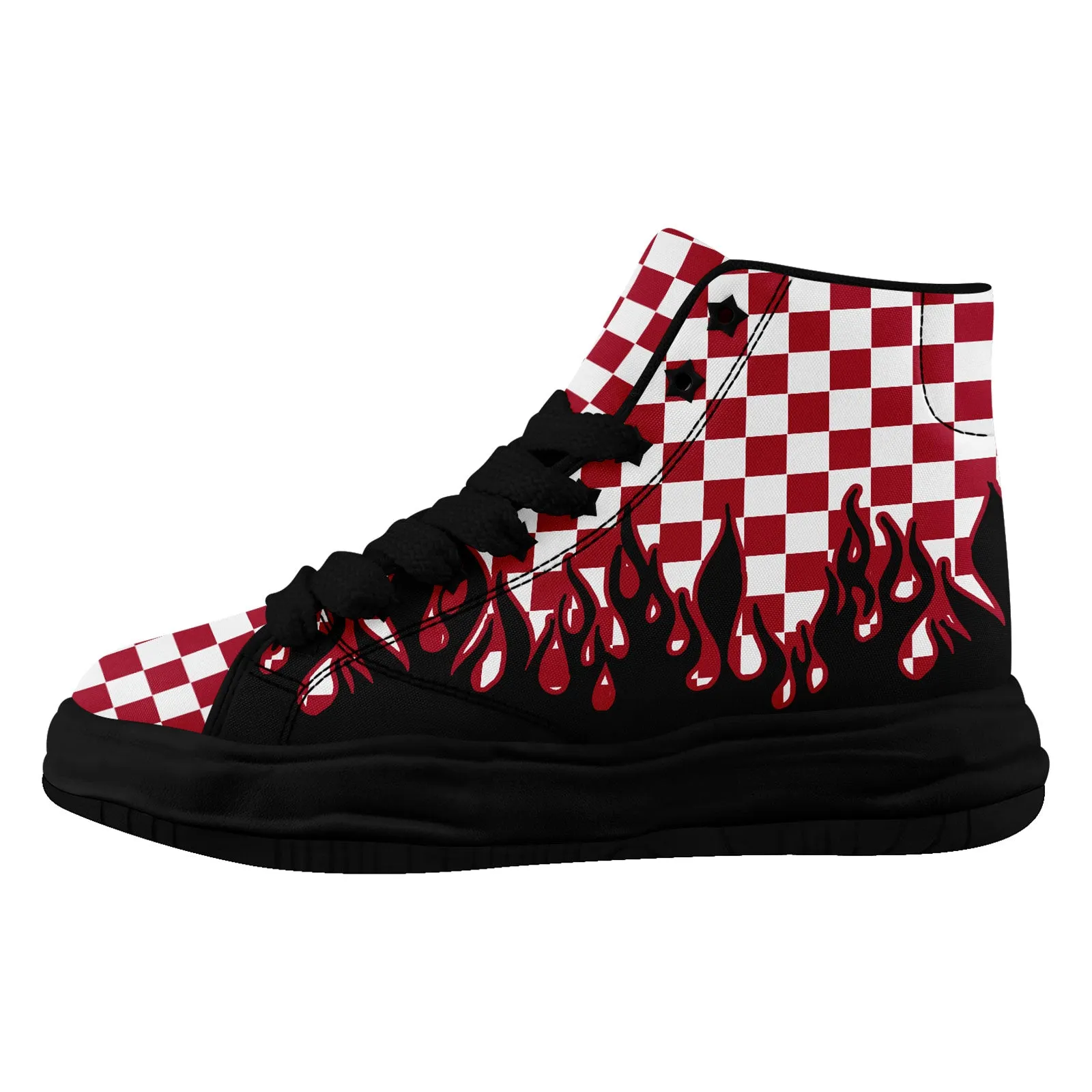Custom Red White Black Atlanta Firesoul Shoes Personalized Sneaker FN039-D020272-3