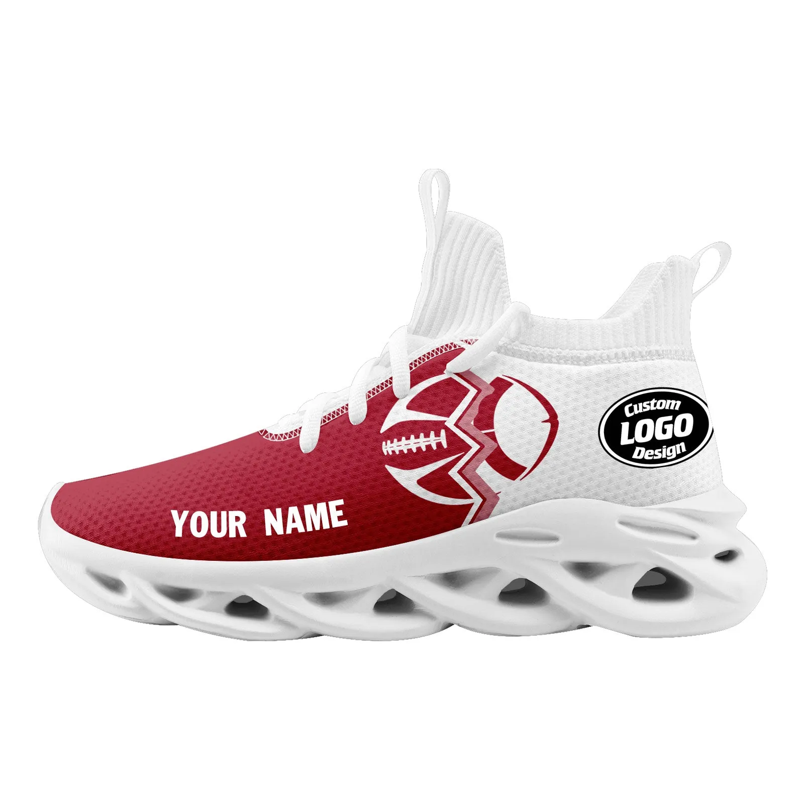 Custom White Red Florida MaxSoul Shoes and Hat Combo Offer Personalized Combo ZH-D028017-15