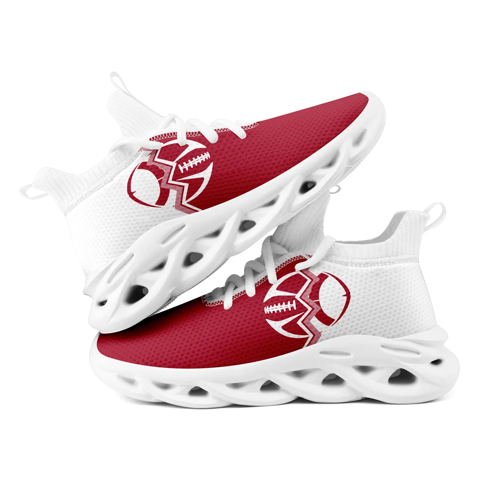 Custom White Red Florida MaxSoul Shoes and Hat Combo Offer Personalized Combo ZH-D028017-15