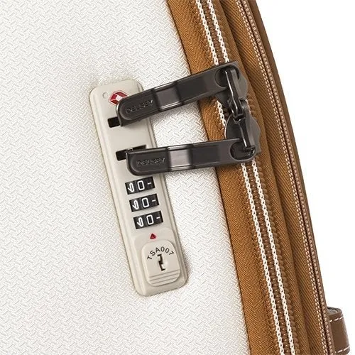 DELSEY Paris Chatelet Softside Luggage with Spinner Wheels, Champagne
