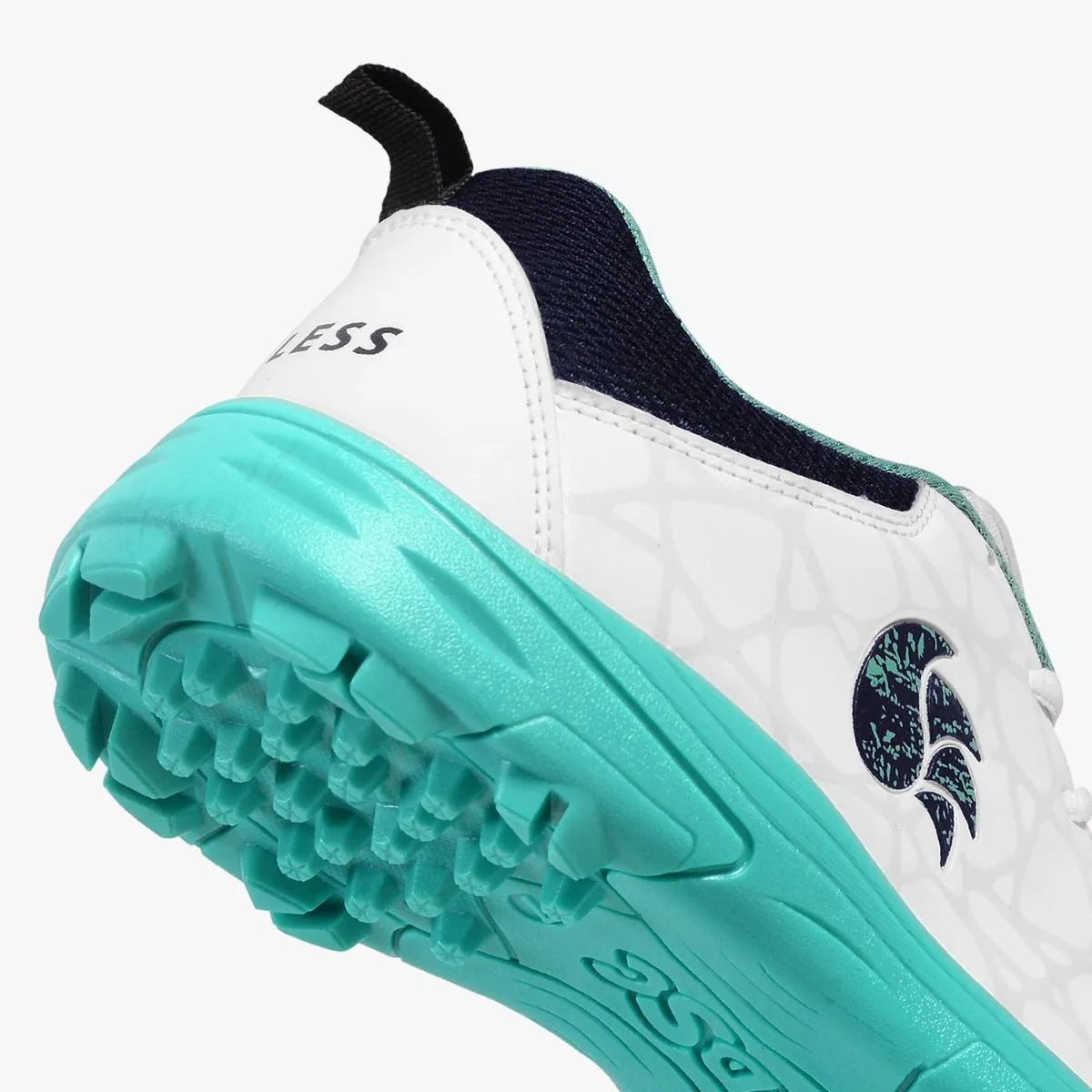 DSC Belter Cricket Shoes (White/Green)