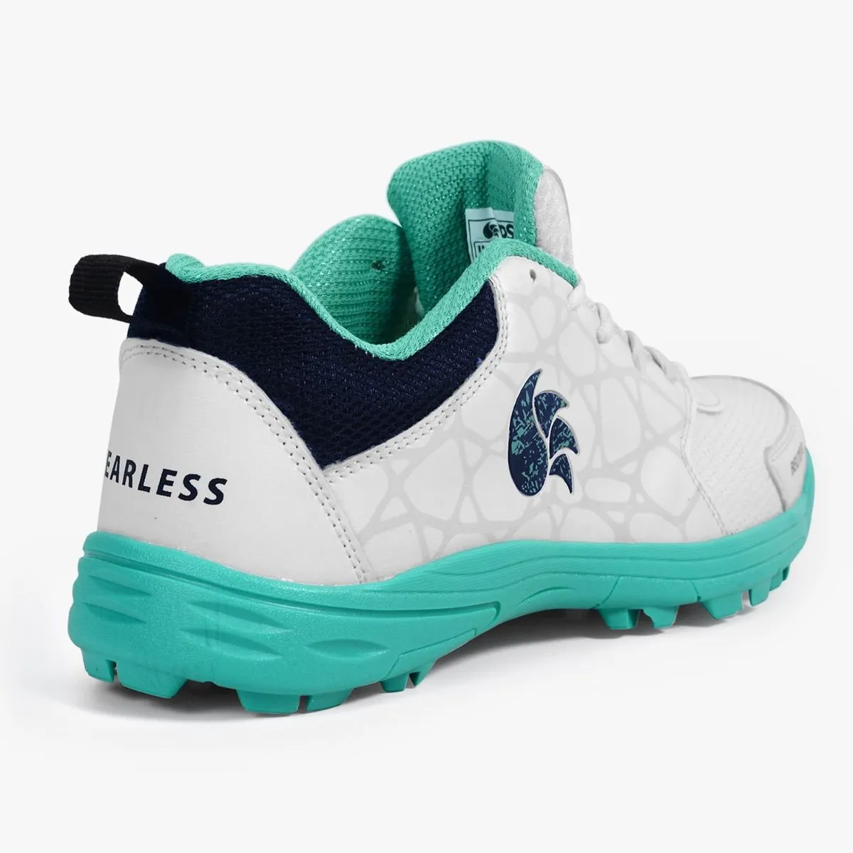 DSC Belter Cricket Shoes (White/Green)