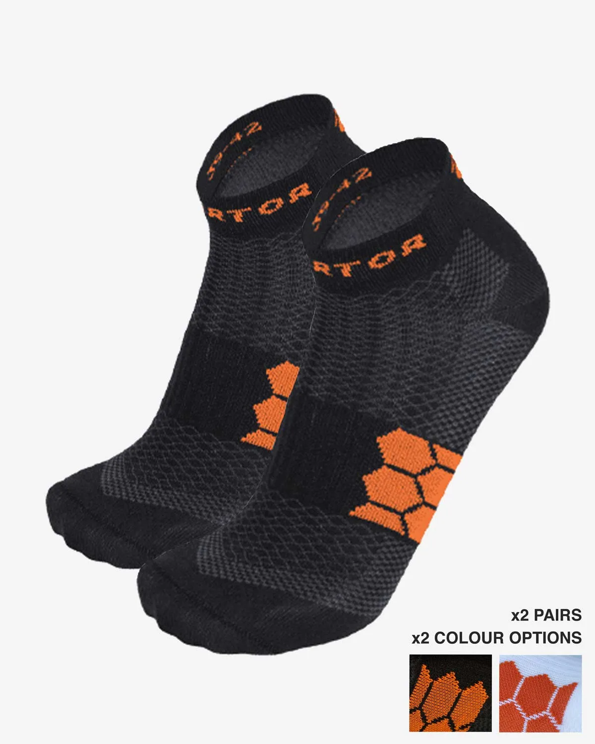 Energy Everyday Socks (2 Pairs) Black