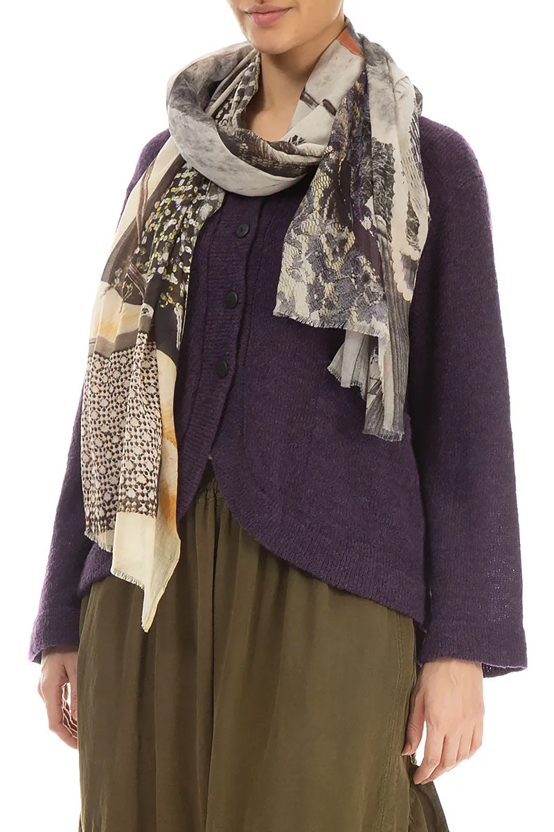 Fashion Mosaic Silk Scarf