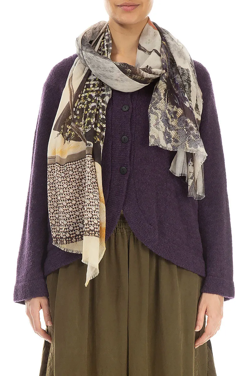 Fashion Mosaic Silk Scarf