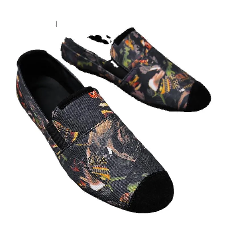 Fisherman loafers shoes men's bean shoes in spring 2022 new non-slip casual men's shoes lazy shoes a pedal