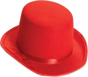 Forum Novelties Red Deluxe Top Hat