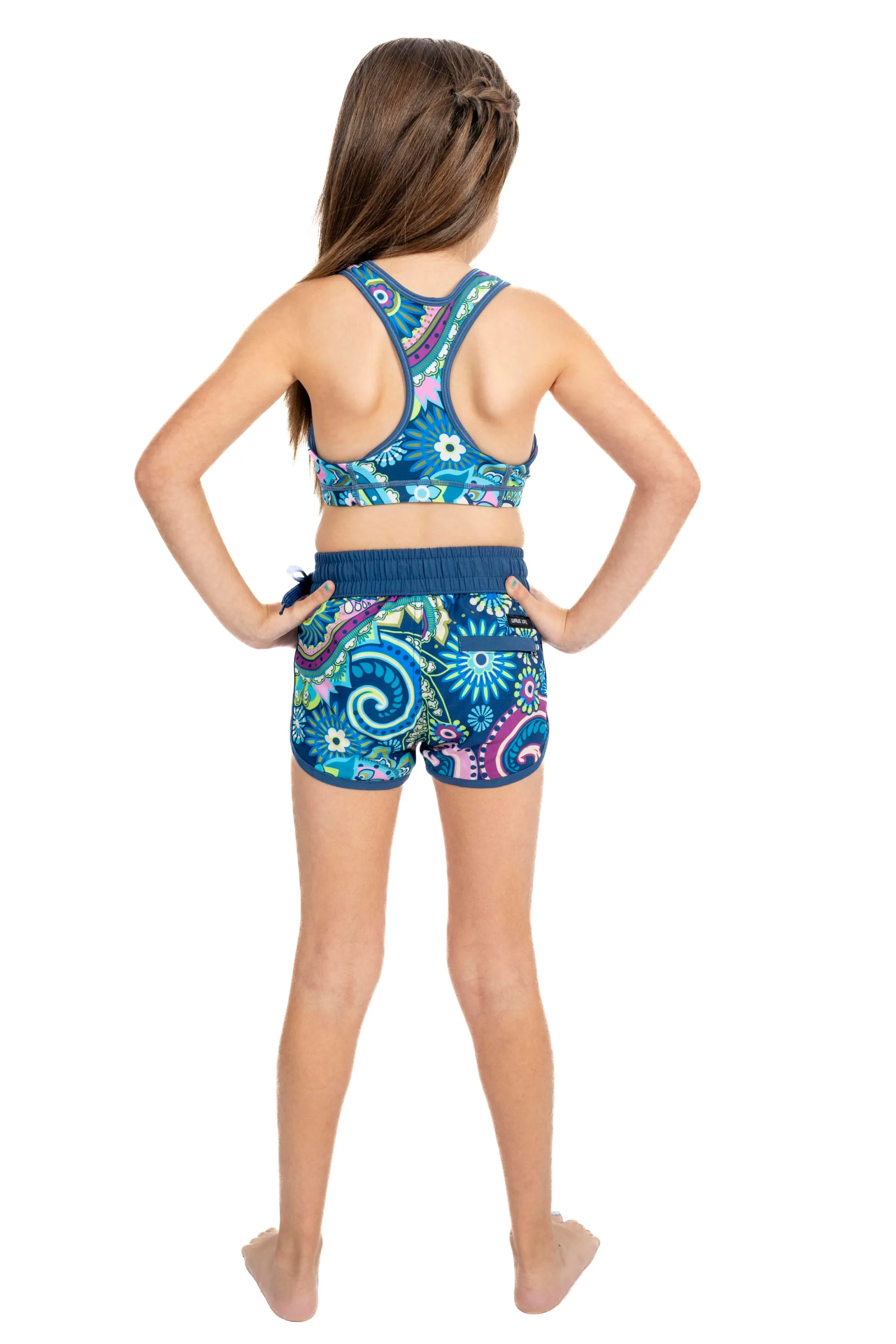 Galia Jewel Girls Reversible Sports Bra