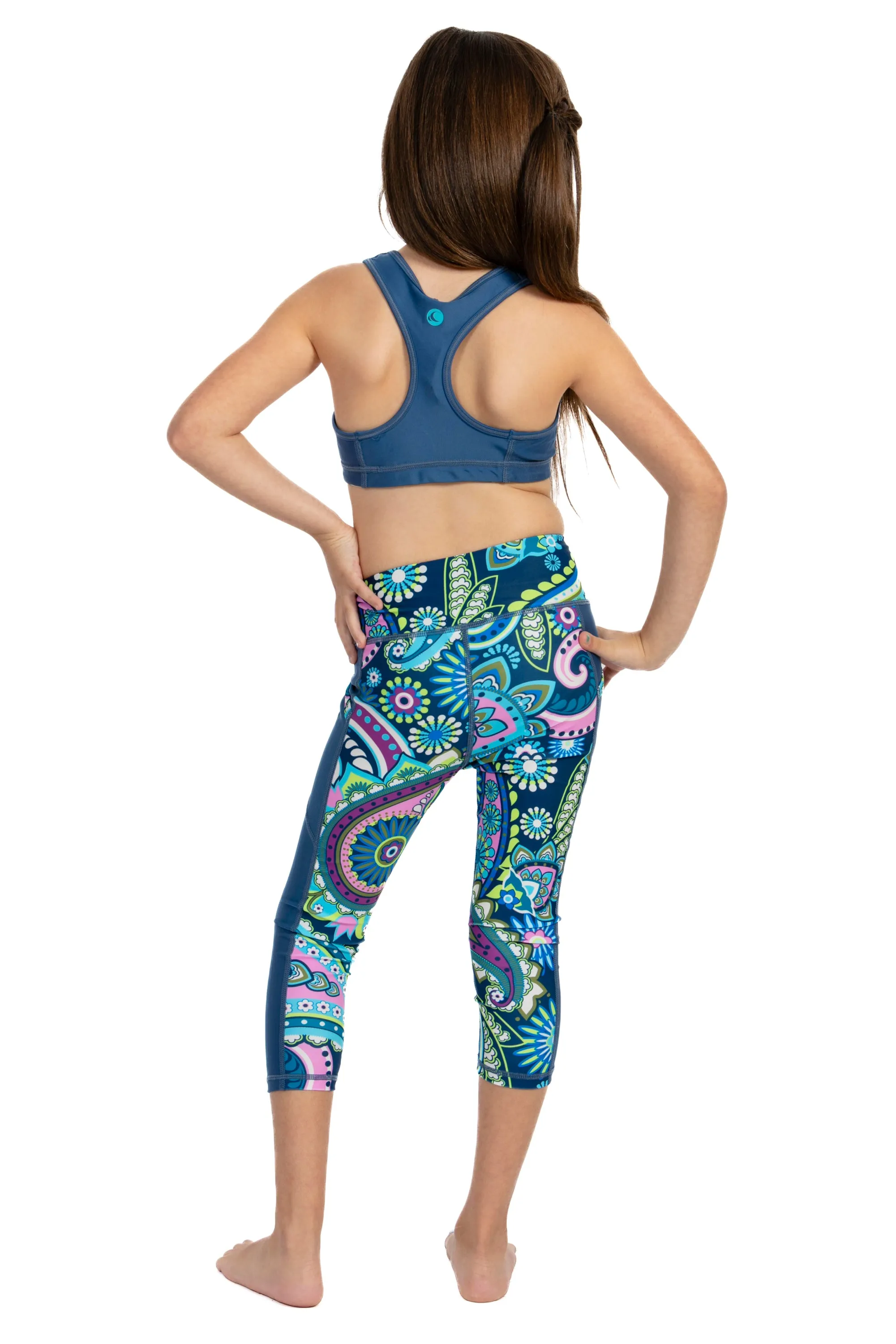 Galia Jewel Girls Reversible Sports Bra