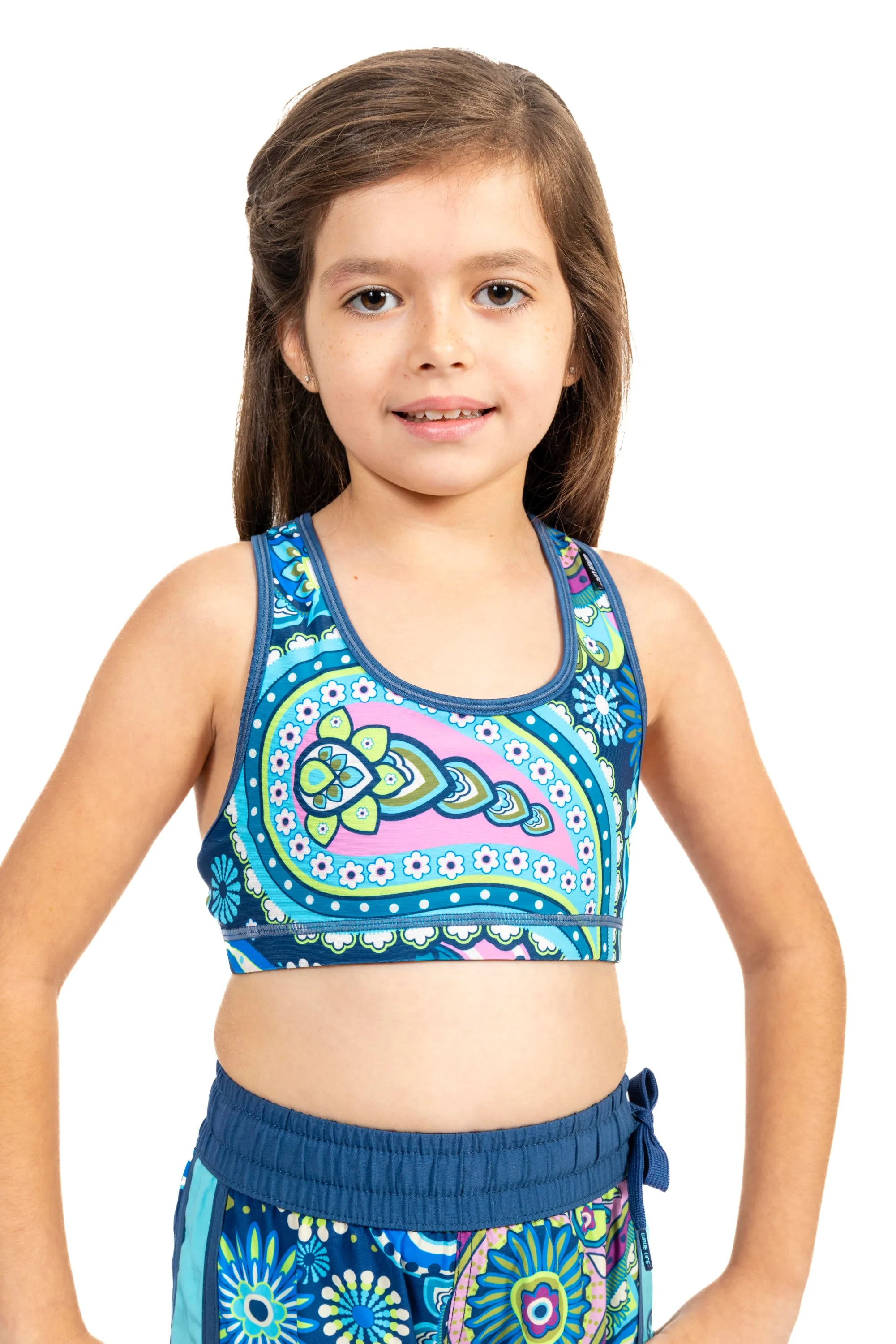 Galia Jewel Girls Reversible Sports Bra