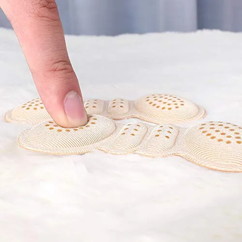 Gel Heel Cushion Inserts – High Heel Shoe Pads – Heel Grip Liner Insert (3mm Thickness, Pink)