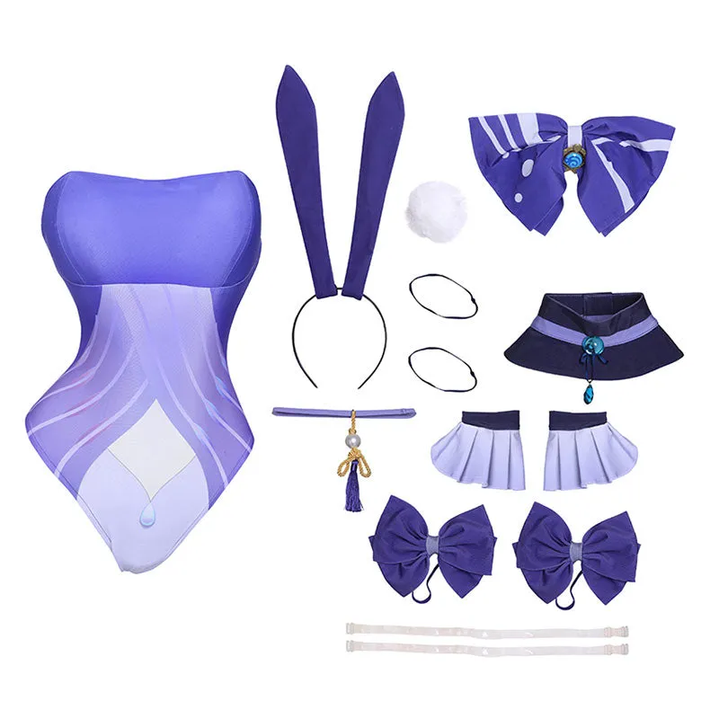 Genshin Impact Sangonomiya Kokomi Bunny Girl Cosplay Costume