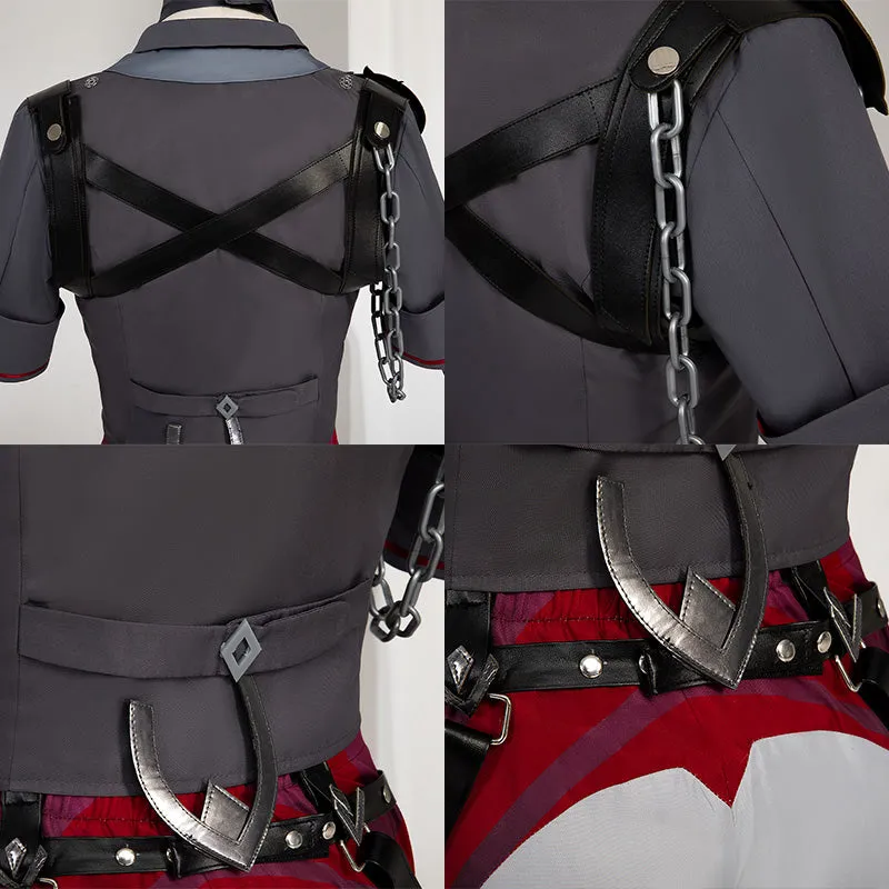 Genshin Impact Wriothesley Cosplay Costume R