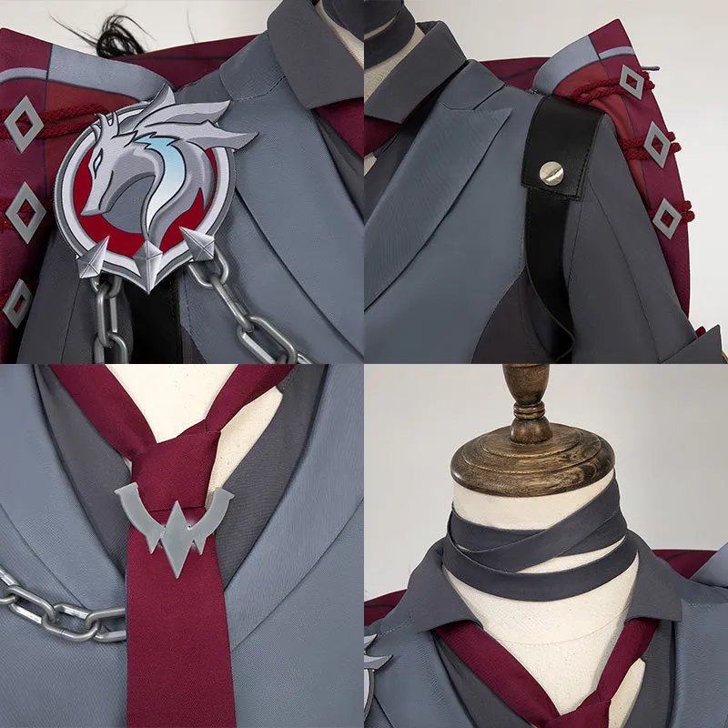 Genshin Impact Wriothesley Cosplay Costume R