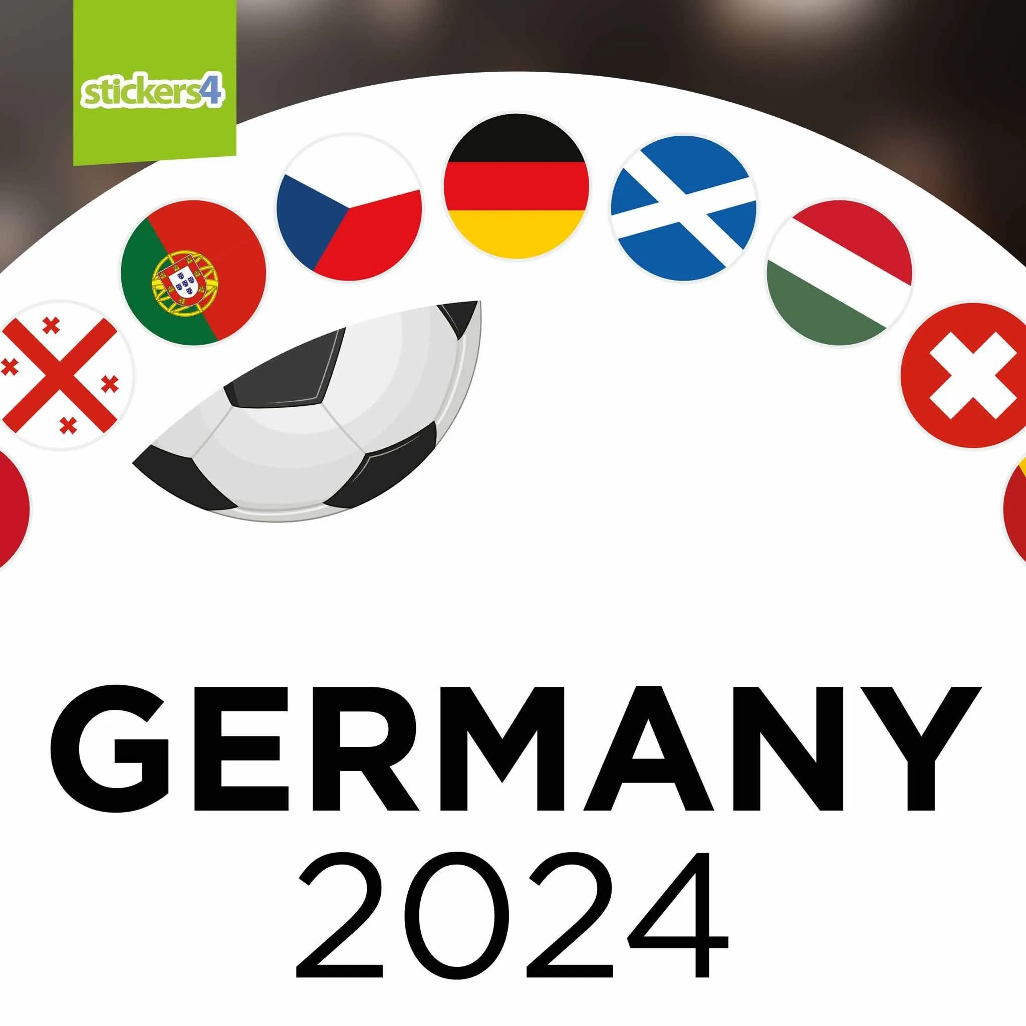 Germany 2024 Roundel Window Sticker
