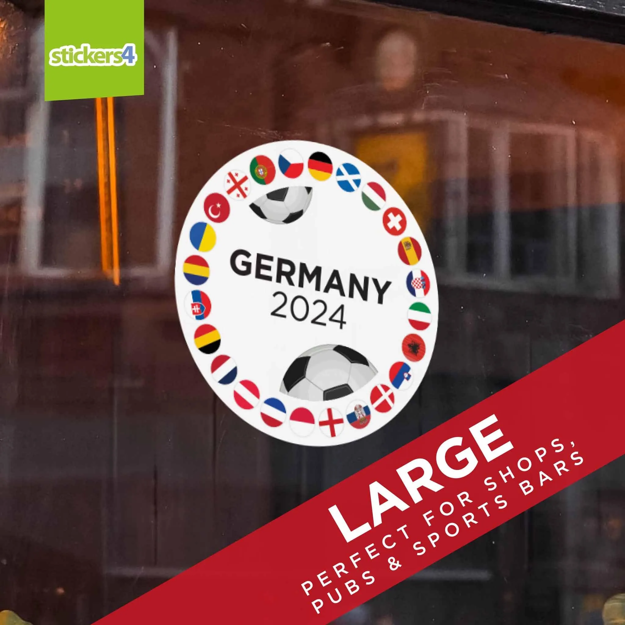 Germany 2024 Roundel Window Sticker