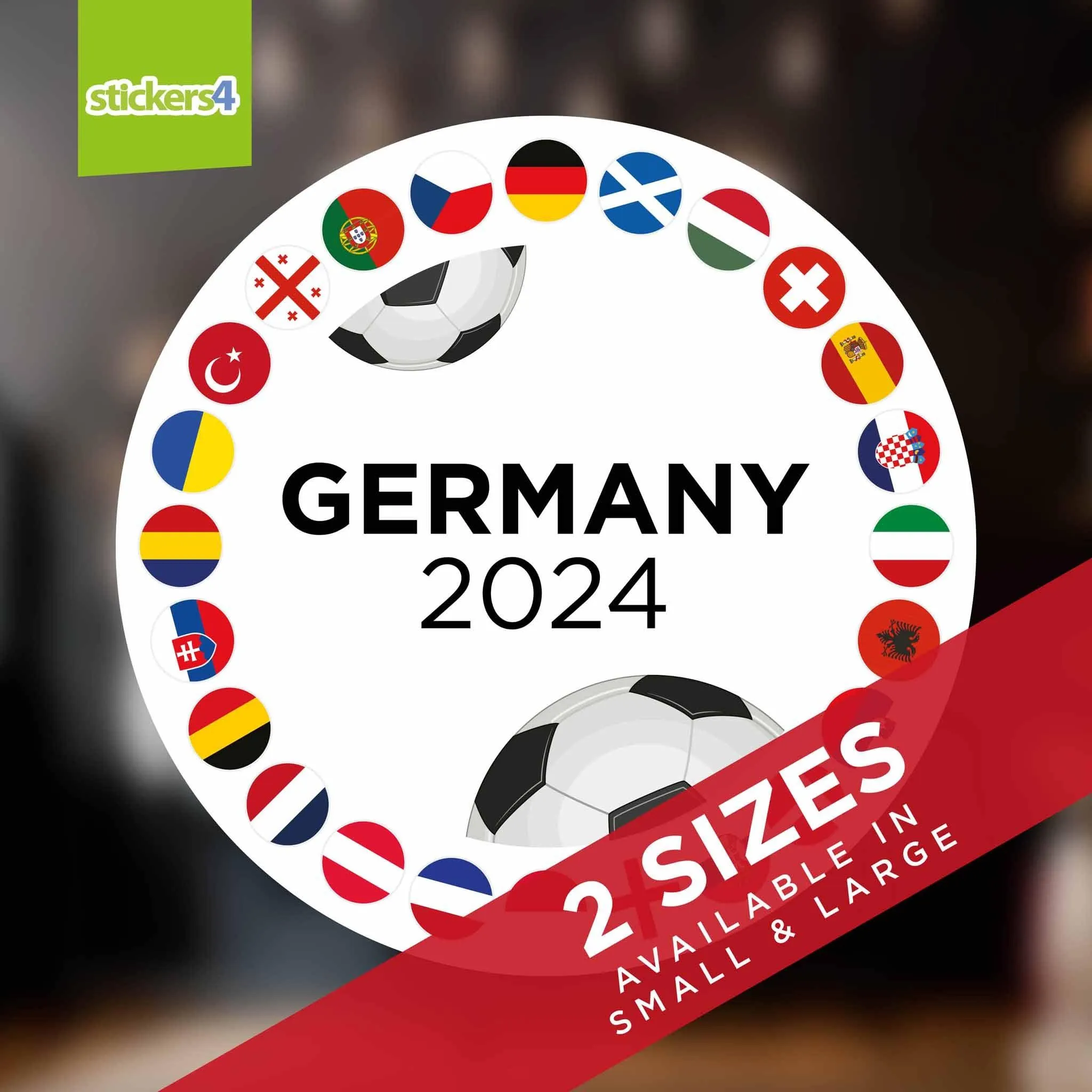 Germany 2024 Roundel Window Sticker