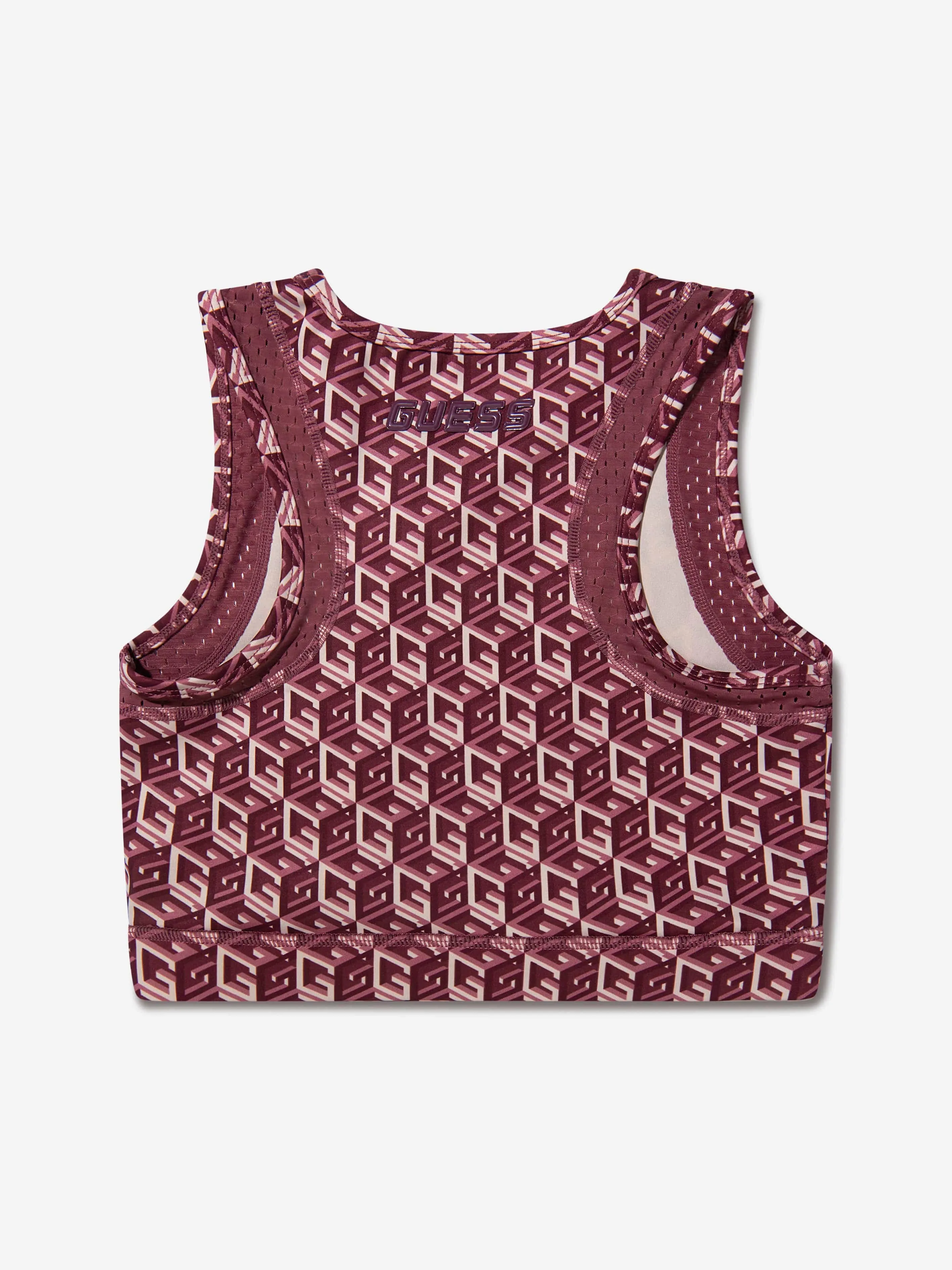 Guess Girls Logo Print Sports Bra