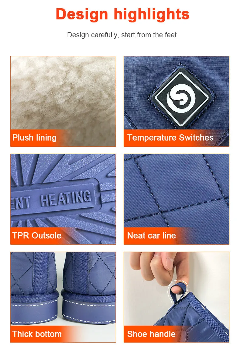 Heated boots