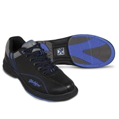 KR Strikeforce Mens Raptor Black Royal Right Hand Bowling Shoes