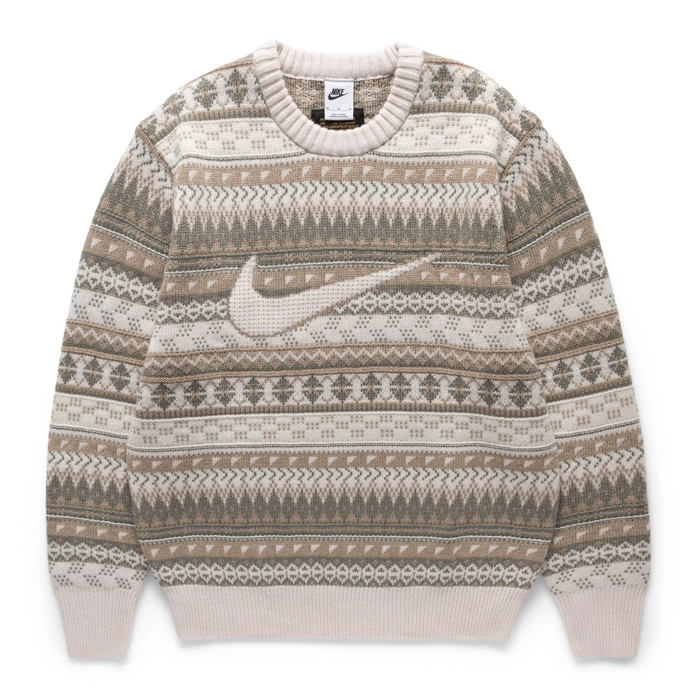 LIFE FAIR ISLE SWOOSH SWEATER