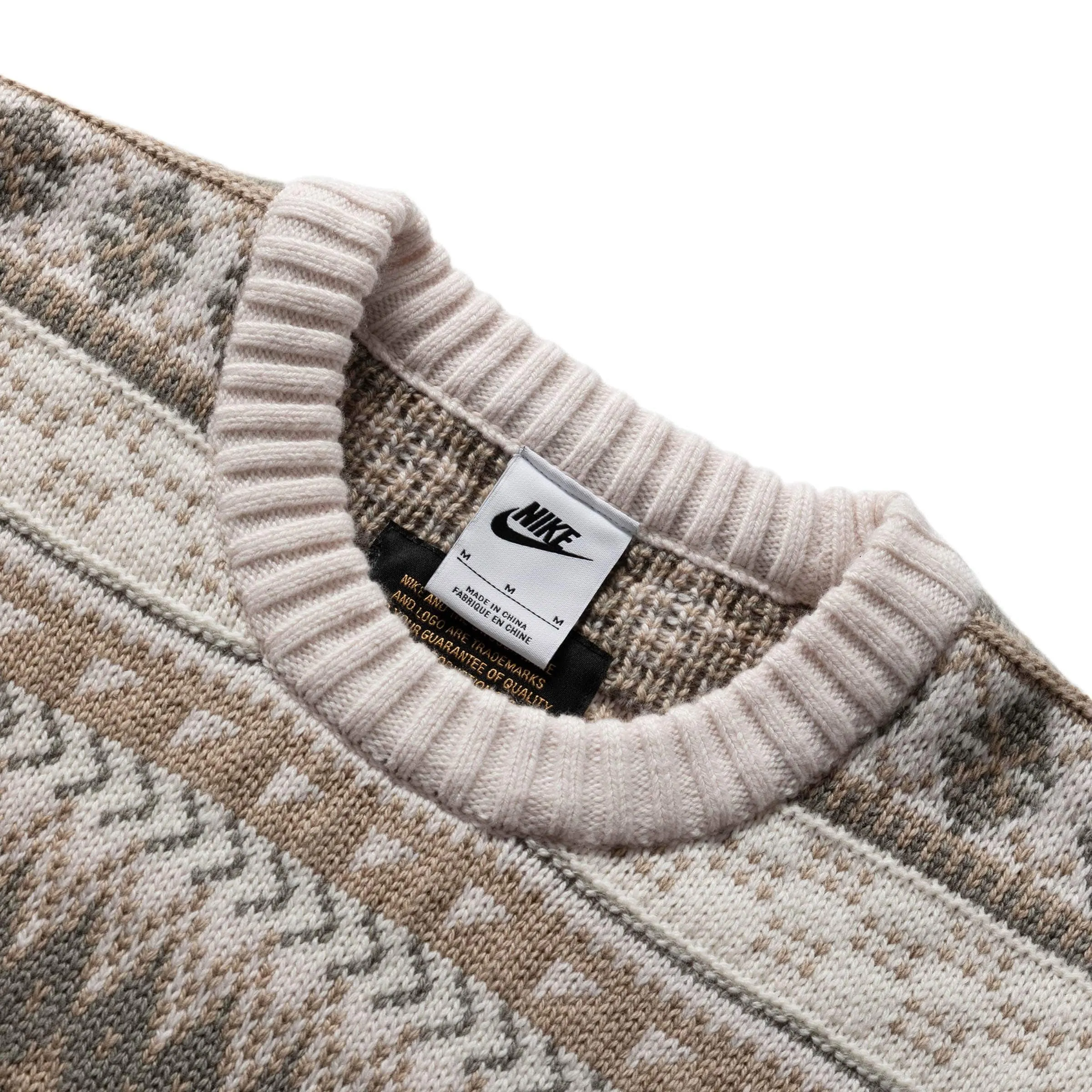 LIFE FAIR ISLE SWOOSH SWEATER