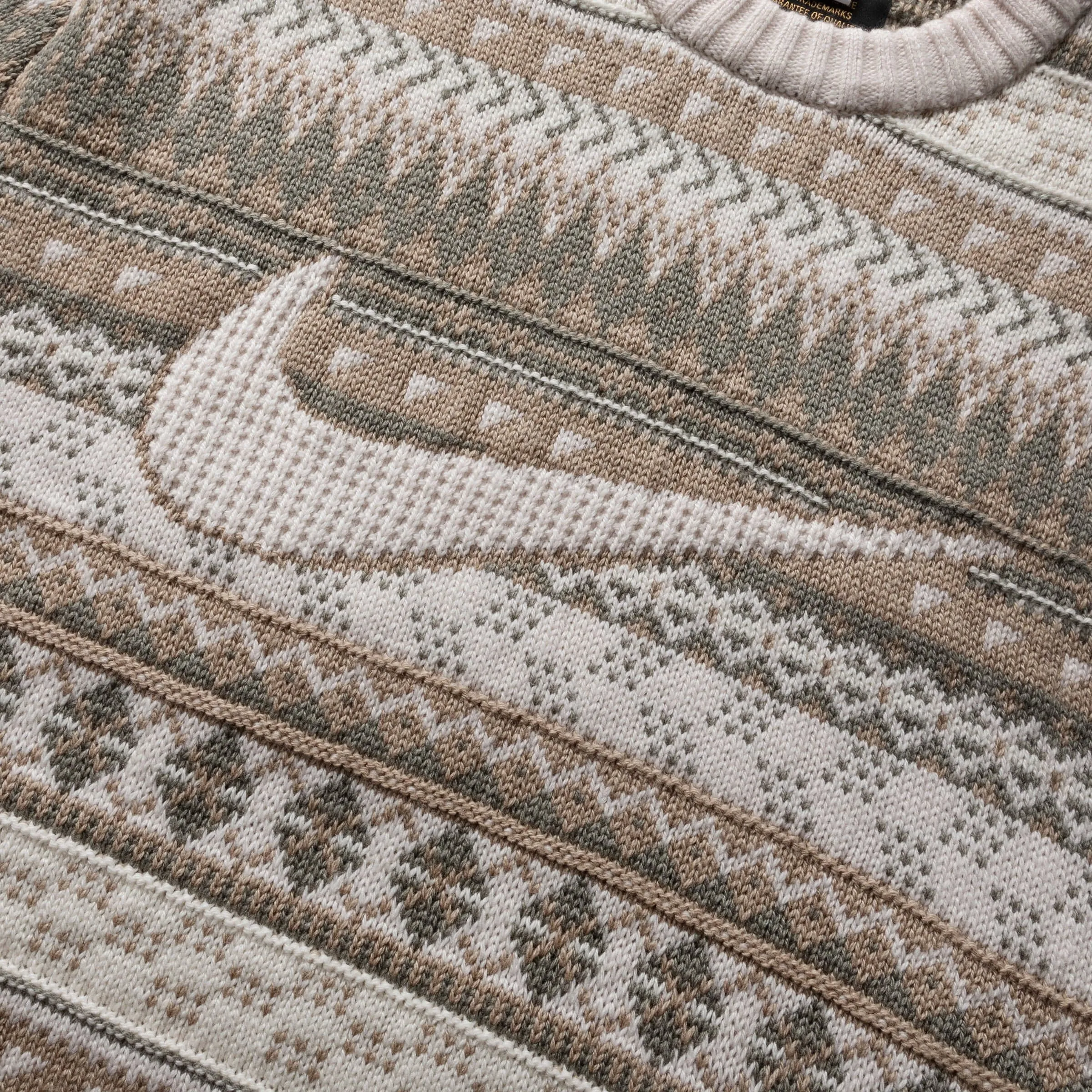 LIFE FAIR ISLE SWOOSH SWEATER