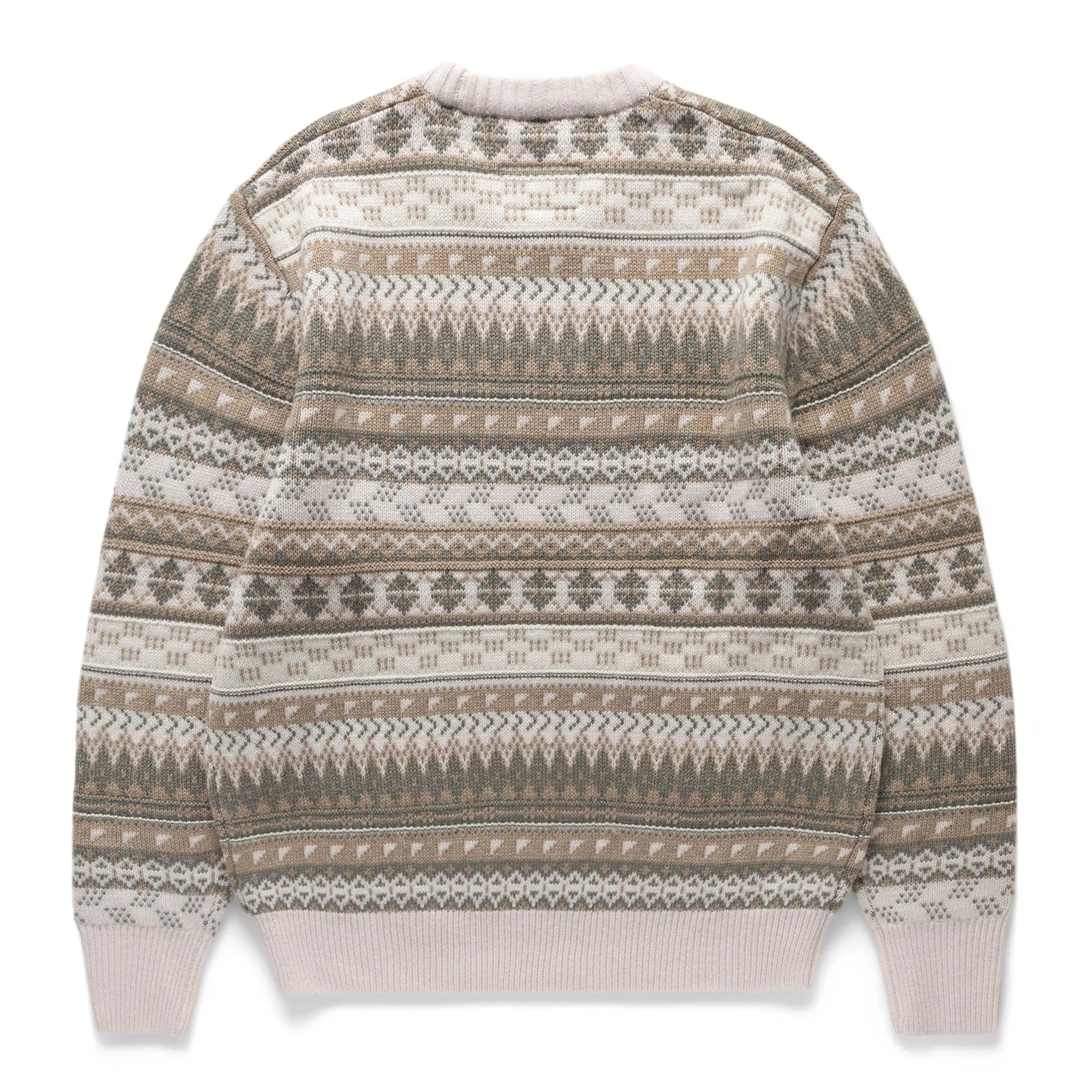 LIFE FAIR ISLE SWOOSH SWEATER