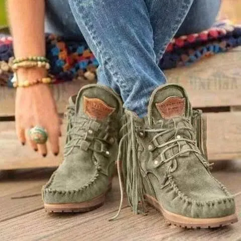 🔥Limited Time Offer 49% OFF🔥Women's Chelsea Tassel Boots