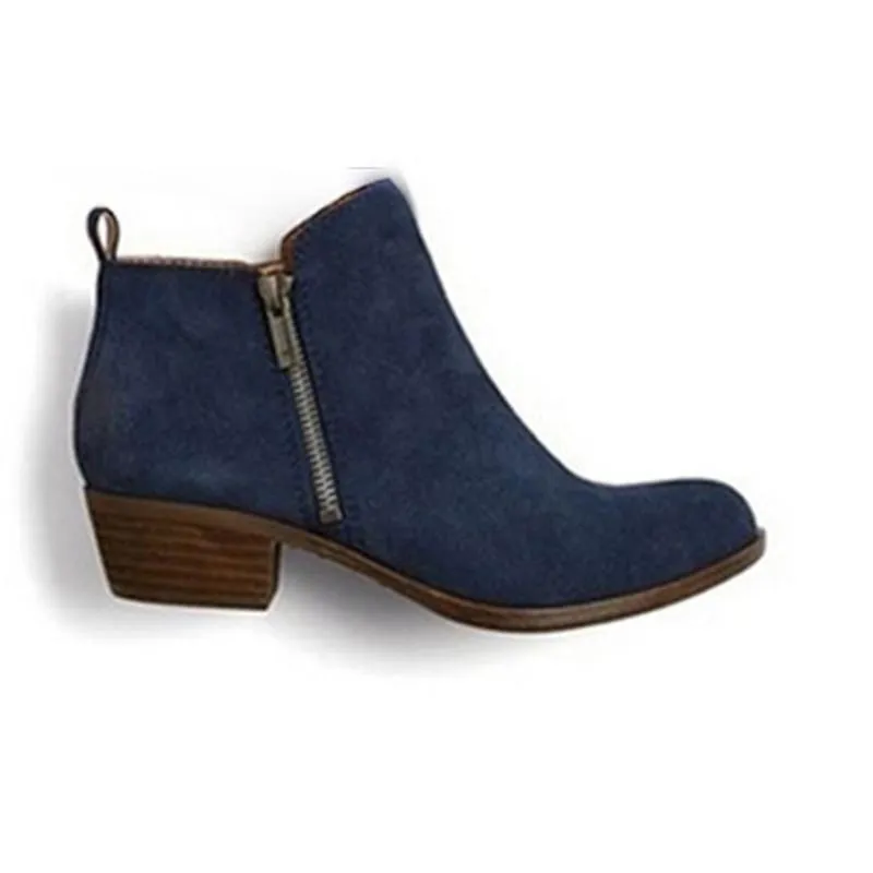 🔥Limited Time Offer 49% OFF🔥Women's side zip short boots