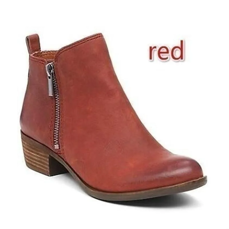 🔥Limited Time Offer 49% OFF🔥Women's side zip short boots