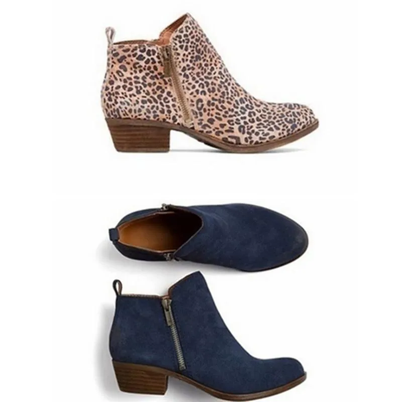🔥Limited Time Offer 49% OFF🔥Women's side zip short boots