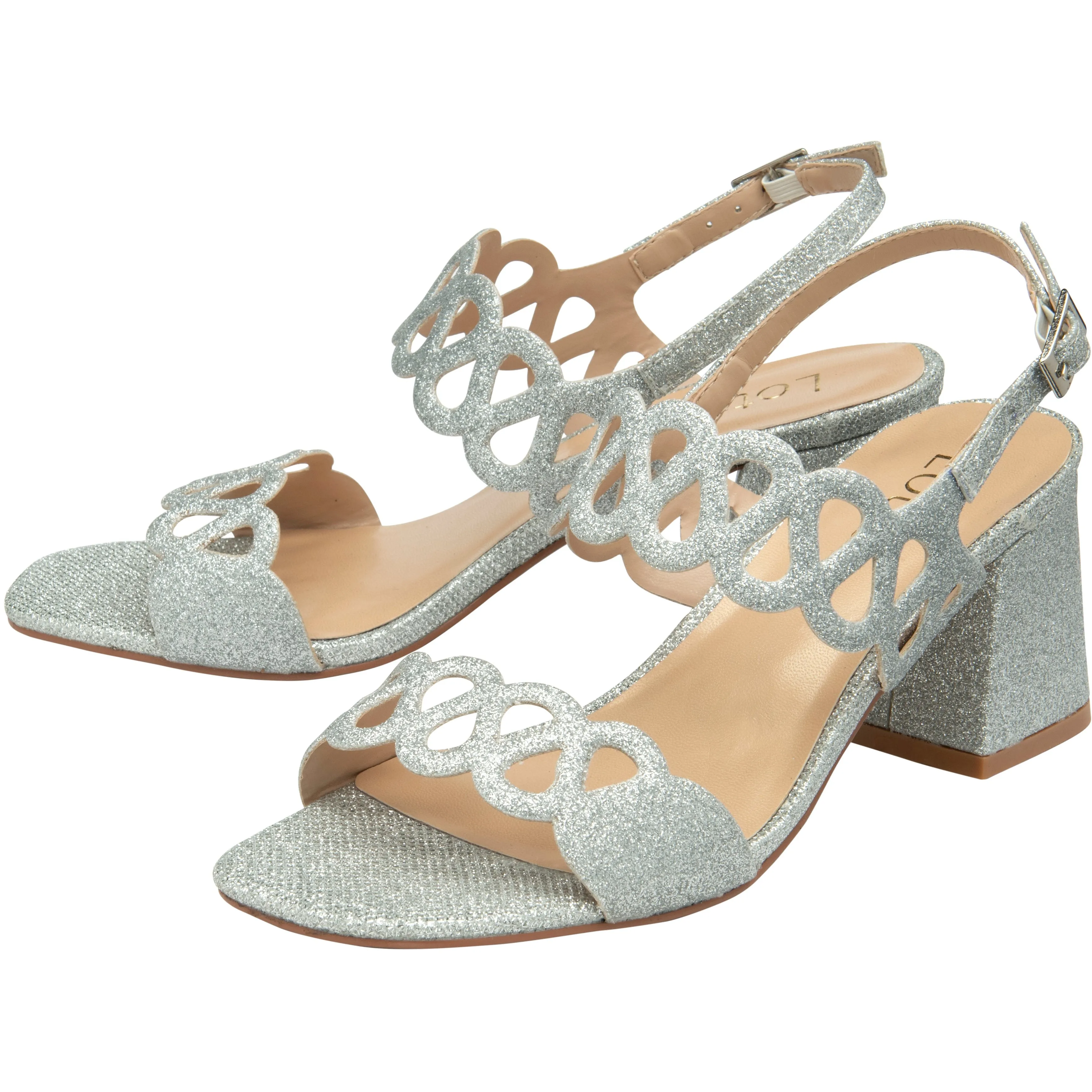 Lotus Classic Occasion Wear Sandal Dion Silver ULS317