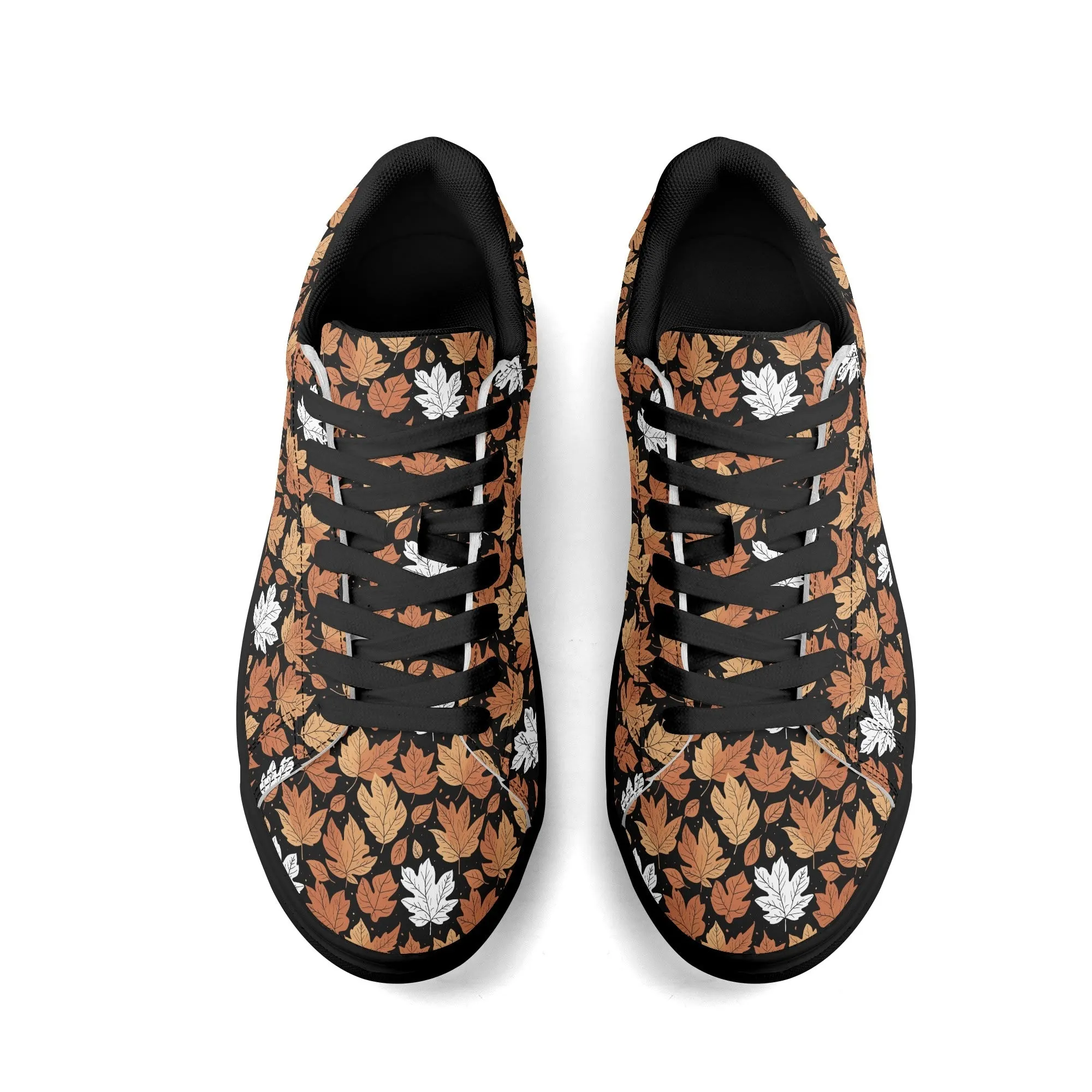 Maple leaves Adult Lightweight Brand Low Top Leather Shoes