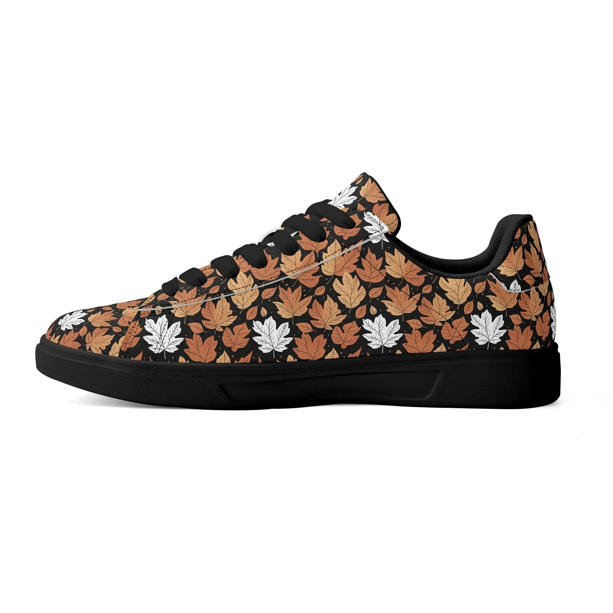 Maple leaves Adult Lightweight Brand Low Top Leather Shoes