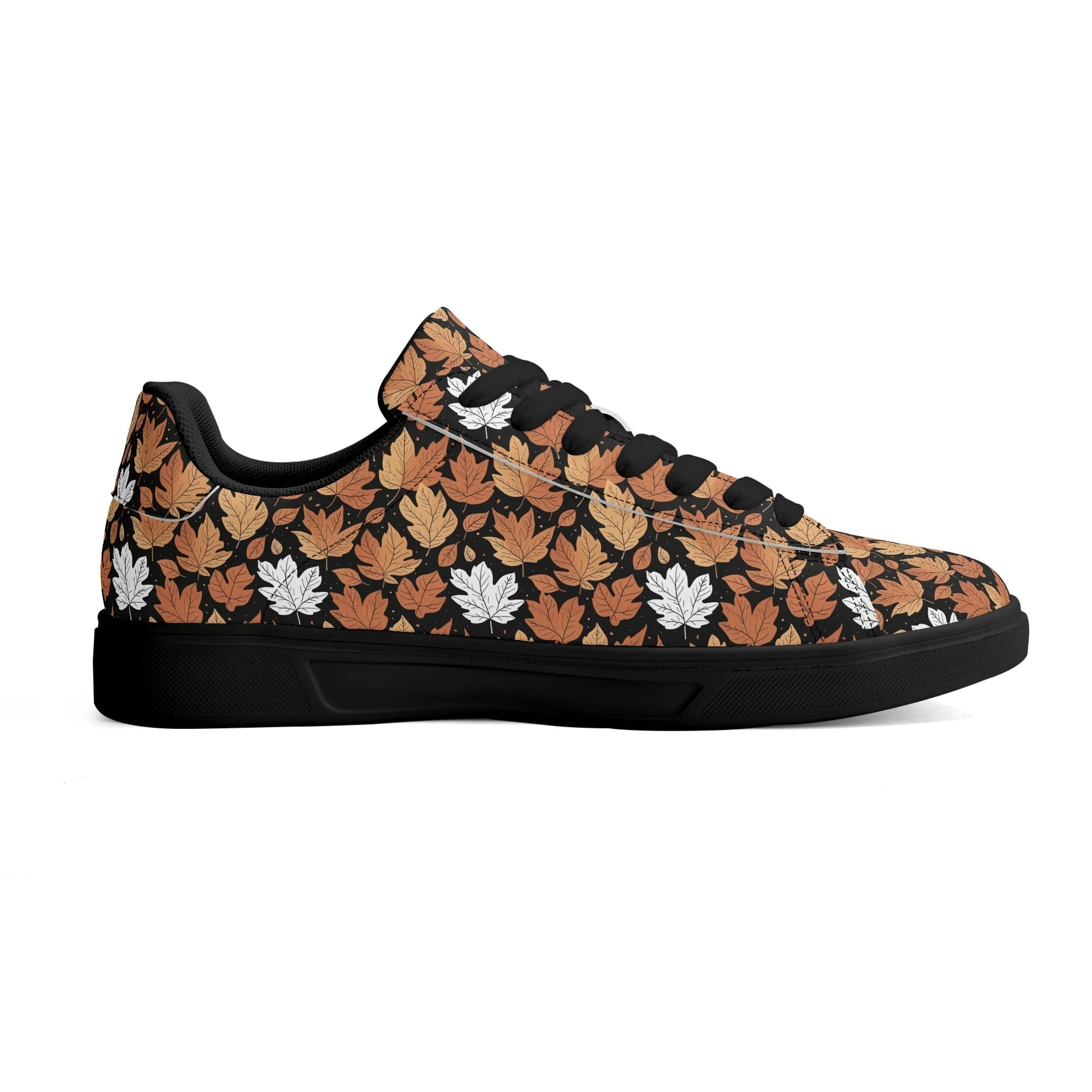 Maple leaves Adult Lightweight Brand Low Top Leather Shoes