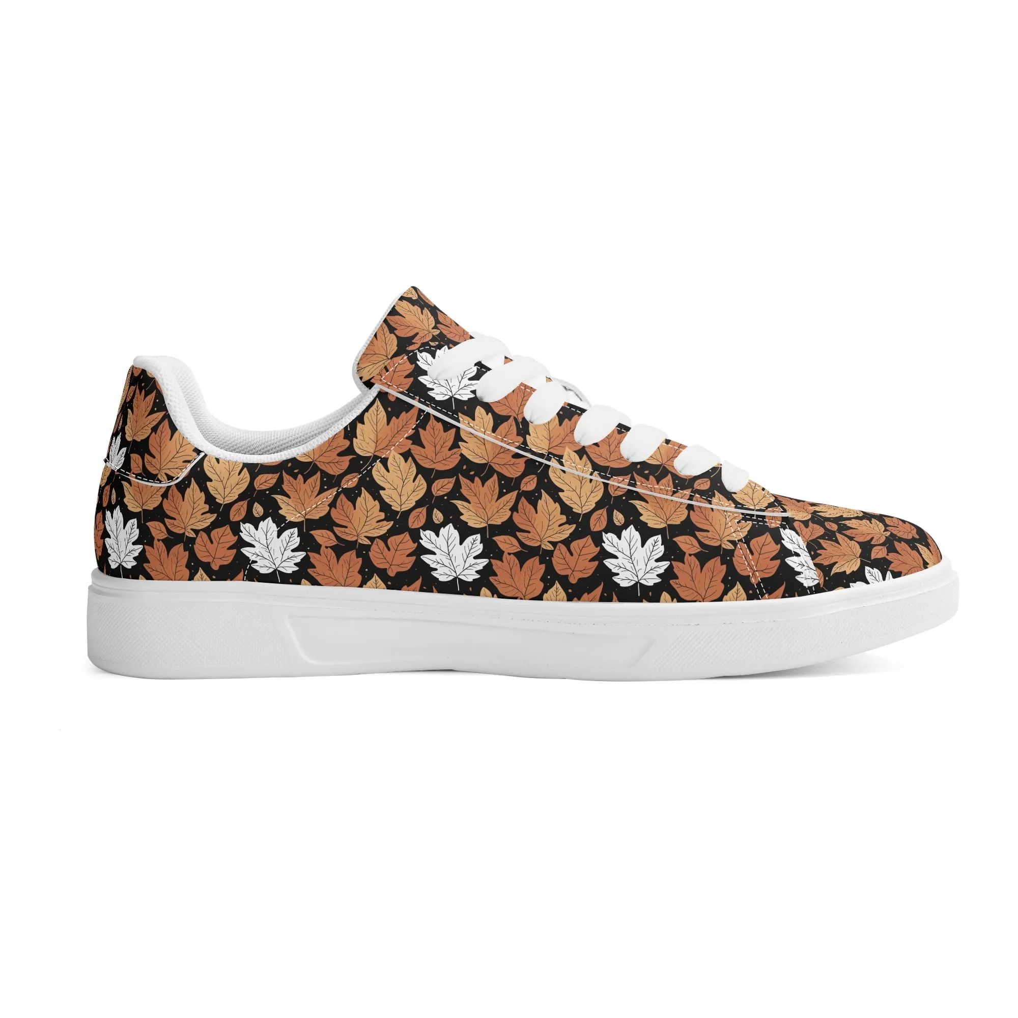 Maple leaves Adult Lightweight Brand Low Top Leather Shoes